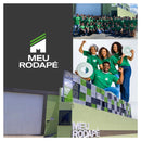 10 Metros Painel Ripado Laminado Autocolante Cor Cinamomo Linha Madeto Meu Rodapé