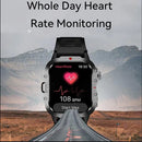 Novo relógio inteligente masculino HW XM militar GPS, lanterna, bússola, esportes ao ar livre à prova d'água H Preto+Aço Preto