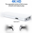 Retro Game Stick ,4k Hdmi Output 2.4ghz Wireless Tv Retro Gaming Console, Plug and Play Video Games with 20,000+ Games and 9 Built-in Emulators (White).