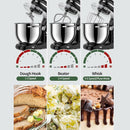 Batedeira Multifuncional 3 Em 1 De 850 W Com Liquidificador E Moedor De Carne, Tigela AçO InoxidáVel De 7,5 Qt, Jarra Vidro De 1,5 L, 6 Velocidades, Para 8 A 12 Pessoas,FáCil De Limpar,Black