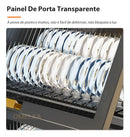 Escorredor De Pratos De Bancada De Cozinha , Prateleira Com Tampa , Organizador L44cm/56cm