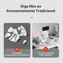 Escorredor De Pratos De Bancada De Cozinha , Prateleira Com Tampa , Organizador L44cm/56cm