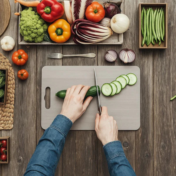Tábua de Cozinha Titanium Grande - Antibacteriana e Anti-Sujeira
