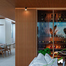 10 Metros Painel Ripado Laminado Autocolante Cor Cinamomo Linha Madeto Meu Rodapé