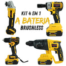 Kit Multi Ferramentas 4 Em 1 Com 4 Bateria 48v kasac