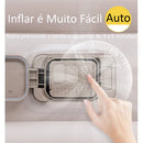 Colchão Inflável Casal King 203*183*28cm Com Bomba Inflável De Bateria De Lítio Embutida E Removível