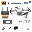 Dli E99 Dobrável Quadcopter Drone Dual Câmera 4k Profissional 2 Bateria