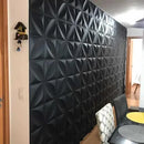 Kit 100 Placas 3D em PVC - Revestimento Para Parede 25x25cm - Decoração Moderna - Envio Imediato