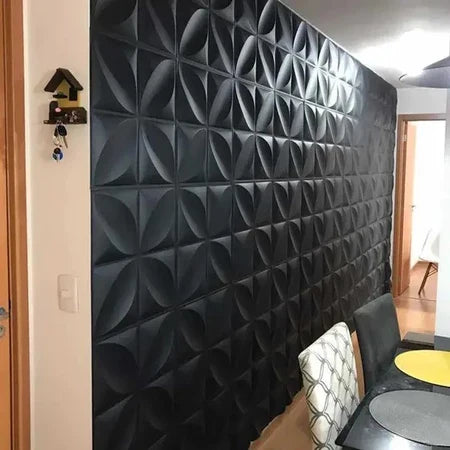 Kit 100 Placas 3D em PVC - Revestimento Para Parede 25x25cm - Decoração Moderna - Envio Imediato