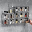 Organizador de Temperos em Acrílico com 6 Divisórias | Impermeável e Antiderrapante