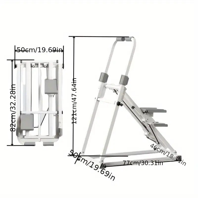 Máquina de escalada de escadas dobrável de alta resistência