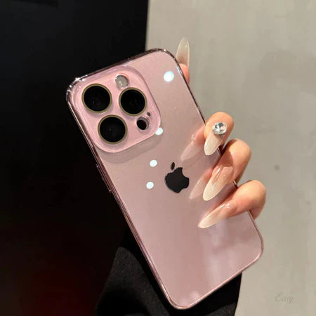 Luxo Caso De Telefone Banhado A Vidro Gelo Para iPhone Proteção Anti Queda Capa Traseira