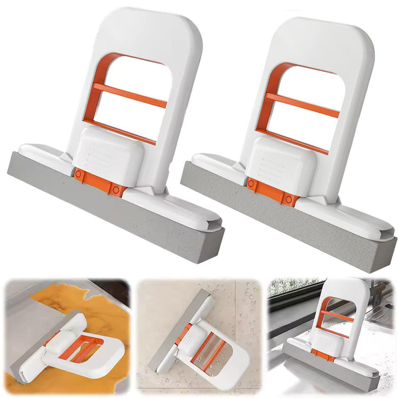 Mini Esfregão Portátil Dobrável , Poderoso De Limpeza Doméstica Com Esponja Para Banheiro E Cozinha