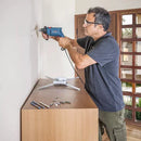 Furadeira Industrial Impacto 3/8 Reversão 450W GSB 450RE + Estojo 30 Peças X-Line BOSCH